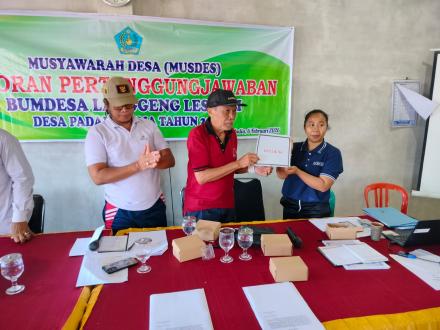 Pemerintah Desa Padangbulia Sampaikan Laporan Pertanggungjawaban Tahun 2025